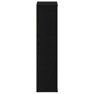vidaXL Βιβλιοθήκη Μαύρη Δρυς 50x25x104cm από Τεχνητό Ξύλο 1 τεμ.