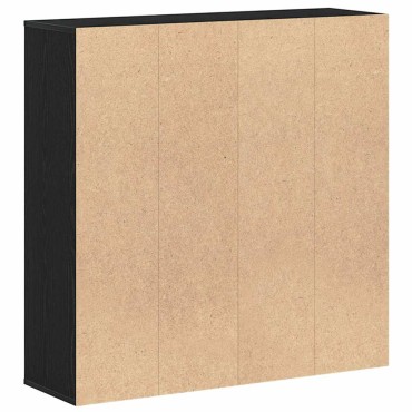 vidaXL Βιβλιοθήκη Μαύρη Δρυς 98x29x97,5cm από Τεχνητό Ξύλο 1 τεμ.