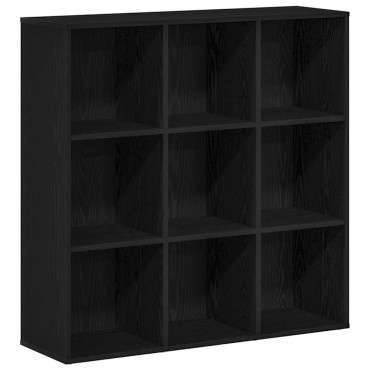 vidaXL Βιβλιοθήκη Μαύρη Δρυς 98x29x97,5cm από Τεχνητό Ξύλο 1 τεμ.