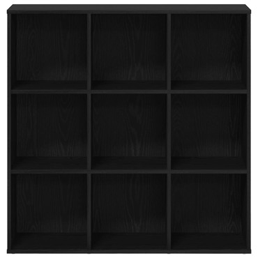 vidaXL Βιβλιοθήκη Μαύρη Δρυς 98x29x97,5cm από Τεχνητό Ξύλο 1 τεμ.