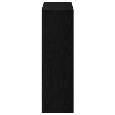 vidaXL Βιβλιοθήκη Μαύρη Δρυς 98x29x97,5cm από Τεχνητό Ξύλο 1 τεμ.