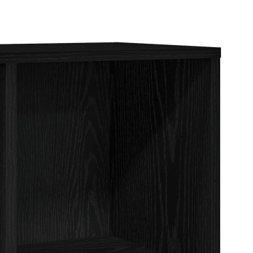 vidaXL Βιβλιοθήκη Μαύρη Δρυς 98x29x97,5cm από Τεχνητό Ξύλο 1 τεμ.