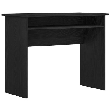 vidaXL Γραφείο Μαύρη Δρυς 90x50x74cm από Τεχνητό Ξύλο 1 τεμ.