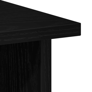 vidaXL Γραφείο Μαύρη Δρυς 90x50x74cm από Τεχνητό Ξύλο 1 τεμ.