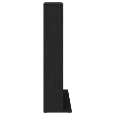 vidaXL Ντουλάπι για CD Μαύρο Δρυς 100x23x89,5cm από Τεχνητό Ξύλο 1 τεμ.
