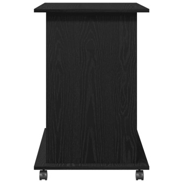 vidaXL Γραφείο Υπολογιστή Μαύρη Δρυς 80x50x75cm από Τεχνητό Ξύλο 1 τεμ.