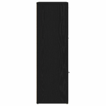 vidaXL Βιβλιοθήκη Μαύρη Δρυς 90x28x90cm από Τεχνητό Ξύλο 1 τεμ.