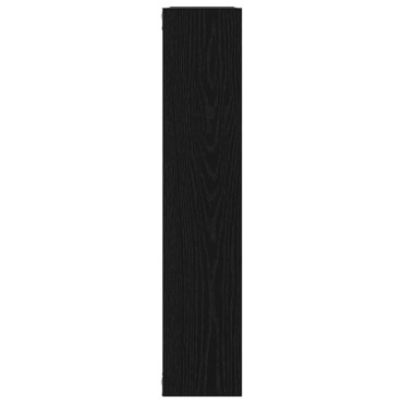 vidaXL Ράφι Τοίχου Μαύρη Δρυς 90x16x78cm από Τεχνητό Ξύλο 1 τεμ.