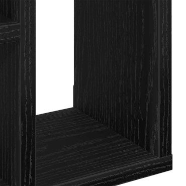 vidaXL Ράφι Τοίχου Μαύρη Δρυς 45x16x45cm από Τεχνητό Ξύλο 1 τεμ.