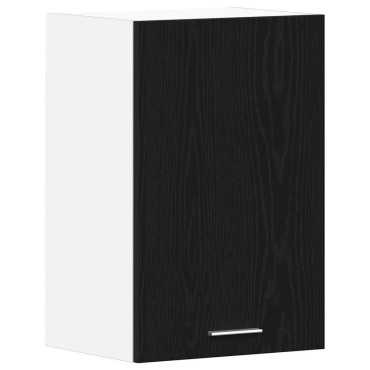 vidaXL Κρεμαστό Ντουλάπι Μαύρο Δρυς 40x31x60cm από Τεχνητό Ξύλο 1 τεμ.