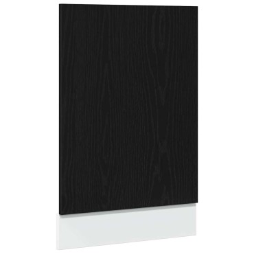 vidaXL Πλαίσιο Πλυντηρίου Πιάτων Lyon Μαύρο Δρυς 45x1,5x67cm από Τεχνητό Ξύλο
