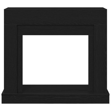 vidaXL Πλαίσιο Τζακιού από Μαύρη Δρυ 100x30x87,5 εκ. από Τεχνητό Ξύλο