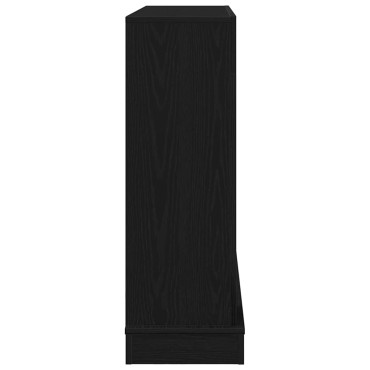 vidaXL Πλαίσιο Τζακιού από Μαύρη Δρυ 100x30x87,5 εκ. από Τεχνητό Ξύλο