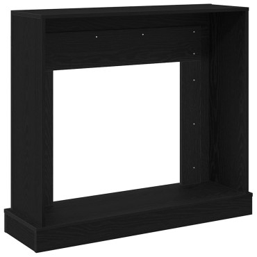 vidaXL Πλαίσιο Τζακιού από Μαύρη Δρυ 100x30x87,5 εκ. από Τεχνητό Ξύλο