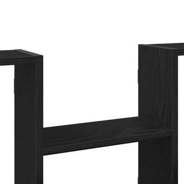 vidaXL Ράφι Τοίχου Μαύρη Δρυς 99x15x60cm από Τεχνητό Ξύλο 1 τεμ.