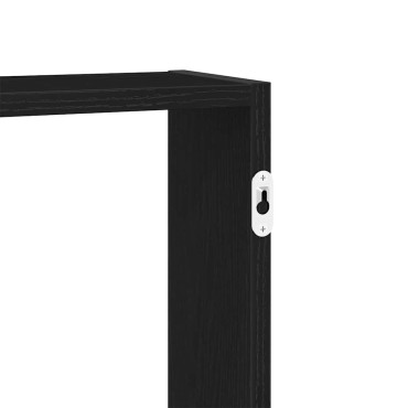 vidaXL Ράφι Τοίχου Μαύρη Δρυς 99x15x60cm από Τεχνητό Ξύλο 1 τεμ.