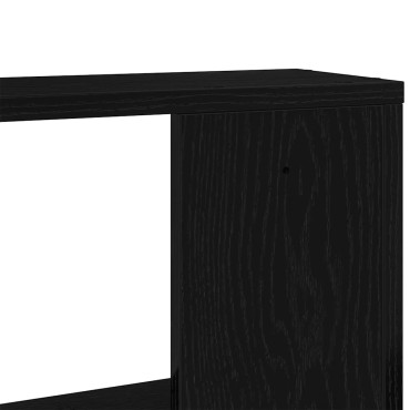 vidaXL Ράφια Τοίχου 2 τεμ. Μαύρη Δρυς 50x12x50cm από Τεχνητό Ξύλο