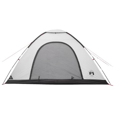 vidaXL Σκηνή Camping 6 ατόμων Λευκό Μαύρο