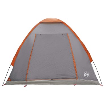 vidaXL Σκηνή Camping 2 ατόμων Γκρι και Πορτοκαλί