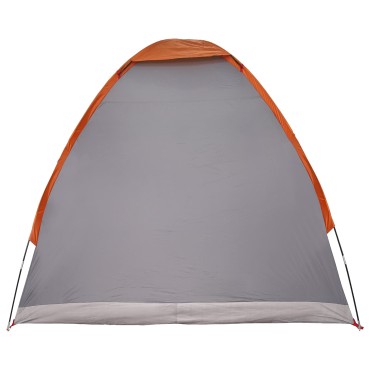 vidaXL Σκηνή Camping 2 ατόμων Γκρι και Πορτοκαλί