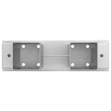 Βοήθεια Στοίβας Ξύλου 12 pcs Ασημί 34 x 10 x 15 εκ Ατσάλι