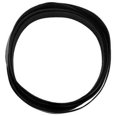 vidaXL Δερμάτινο Λουρί 1 Μαύρο 200 x 2,5 εκ. Δέρμα