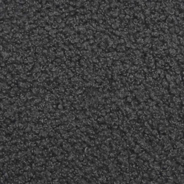 vidaXL παγκάκι Μονόχρωμο Σκούρο Γκρι 80x40x46cm Μπουκλέ