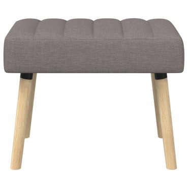 vidaXL Πάγκος με Καναλεύματα Taupe 60x40x45cm Ύφασμα 1 τεμ.