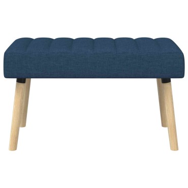 vidaXL Πάγκος με Καναλεύματα Μπλε 80x40x46cm Ύφασμα 1 τεμ.