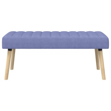 vidaXL Πάγκος με Καναλεύματα Μπλε τζην 110x40x46cm Ύφασμα 1 τεμ.