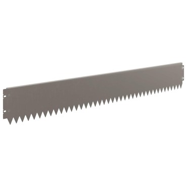 vidaXL Περίγραμμα γκαζόν 10 τμχ. 103 x 15 εκ Ατσάλι Σκ rusty