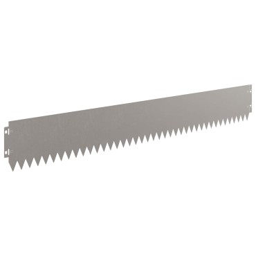 vidaXL Περίγραμμα γκαζόν 10 τμχ. 103 x 15 εκ Ατσάλι Σκ rusty