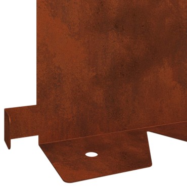 vidaXL Περίγραμμα γκαζόν 30 τμχ. 102 x 15 x 4 εκ. Ατσάλι Σκ rusty