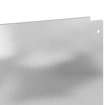 vidaXL Περίγραμμα γκαζόν 30 τμχ. 100 x 12 cm Ατσάλι Ασημί