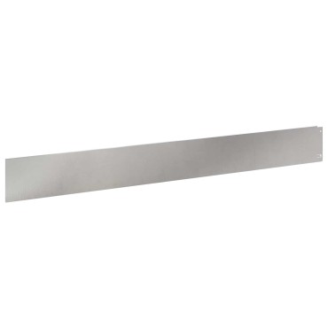 vidaXL Περίγραμμα γκαζόν 50 τμχ. 100 x 12 cm Ατσάλι Ασημί