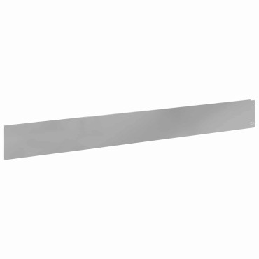 vidaXL Περίγραμμα γκαζόν 30 τμχ. 100 x 12 cm Ατσάλι Ασημί