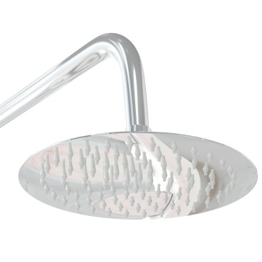 vidaXL Εξωτερικό ντους 225 cm Μασίφ ξύλο πεύκου και ανοξείδωτο ατσάλι