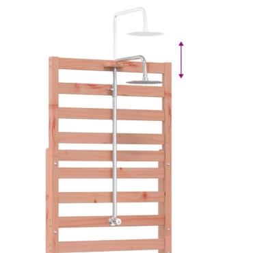 vidaXL Εξωτερικό ντους 225 cm Φυσικό
