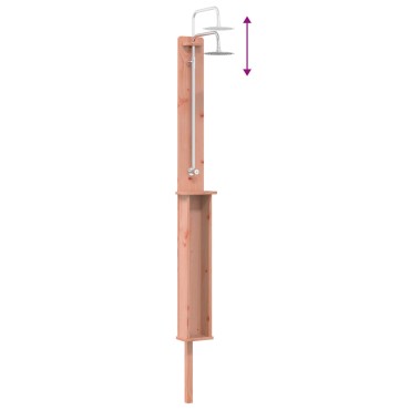 vidaXL Εξωτερικό ντους 246 cm Φυσικό