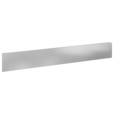 vidaXL Περίγραμμα γκαζόν 30 τμχ. 100 x 15 cm Ατσάλι Ασημί