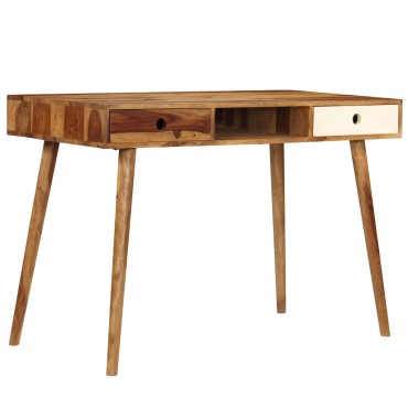 vidaXL Γραφείο 110x55x76cm από Μασίφ Ξύλο Ακακίας 1 τεμ.