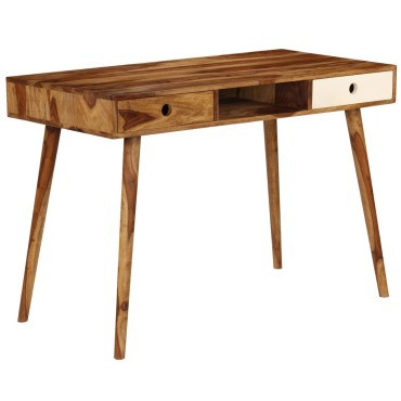 vidaXL Γραφείο 110x55x76cm από Μασίφ Ξύλο Ακακίας 1 τεμ.