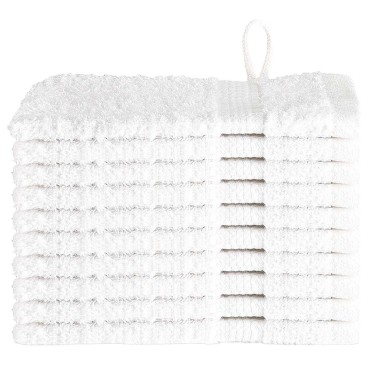 vidaXL Πετσέτα Επισκεπτών SOLUND 10 τμχ. Λευκό 15 x 21 cm 550 gsm