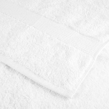 vidaXL Πετσέτα Επισκεπτών SOLUND 10 τμχ. Λευκό 15 x 21 cm 550 gsm