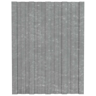 vidaXL Πάνελ οροφής 36 τμχ. Ασημί 60 x 45 cm Γαλβανισμένος χάλυβας