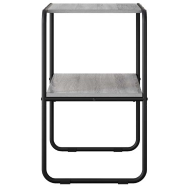vidaXL Τραπέζι κονσόλας Γκρι Sonoma 60x42,5x70 εκ