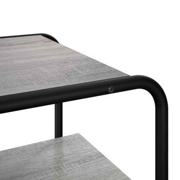vidaXL Τραπέζι κονσόλας Γκρι Sonoma 60x42,5x70 εκ