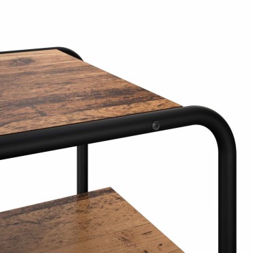 vidaXL Τραπέζι κονσόλας Παλαιωμένο ξύλο 60x42,5x70 εκ