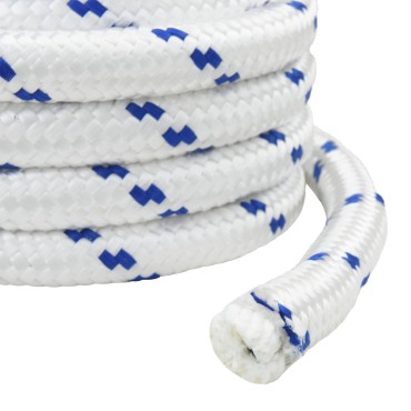 vidaXL Σχοινί Boat 5 mm 10 m Λευκό και Μπλε