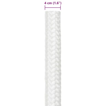 vidaXL Σχοινί Boat 4 mm 10 m Λευκό